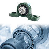 Maxbell Pillow Block Mounted Ball Bearings Carbon Steel Replacement for Agricultural