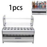 Maxbell Tool Storage Rack Multifunction Tool Organizer for Workbench Workshop Garage Silver