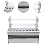 Maxbell Tool Storage Rack Multifunction Tool Organizer for Workbench Workshop Garage Silver