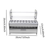 Maxbell Tool Storage Rack Multifunction Tool Organizer for Workbench Workshop Garage Silver