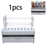 Maxbell Tool Storage Rack Multifunction Tool Organizer for Workbench Workshop Garage White