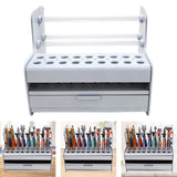 Maxbell Tool Storage Rack Multifunction Tool Organizer for Workbench Workshop Garage White