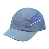 Maxbell Bump Cap Lightweight 5cm Brim Adjustable Baseball Hat for Outdoor Riding Gym Navy Blue