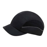 Maxbell Bump Cap Lightweight 5cm Brim Adjustable Baseball Hat for Outdoor Riding Gym Black