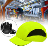 Maxbell Bump Cap Lightweight 5cm Brim Adjustable Baseball Hat for Outdoor Riding Gym Fluorescent Yellow
