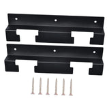 Maxbell 2 Pieces Wall Mount Tool Battery Rack Shelf Fits 18V-60V Tool Battery Sturdy