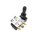 Maxbell Pneumatic Manual Control Valve Good Sealing Easy to Use Lightweight Fittings PC4 02