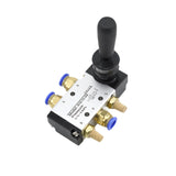 Maxbell Pneumatic Manual Control Valve Good Sealing Easy to Use Lightweight Fittings PC6 02