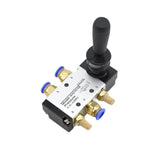 Maxbell Pneumatic Manual Control Valve Good Sealing Easy to Use Lightweight Fittings PC6 02