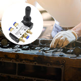 Maxbell Pneumatic Manual Control Valve Good Sealing Easy to Use Lightweight Fittings PC6 02