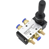 Maxbell Pneumatic Manual Control Valve Good Sealing Easy to Use Lightweight Fittings PC6 02