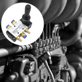 Maxbell Pneumatic Manual Control Valve Good Sealing Easy to Use Lightweight Fittings PC12 02