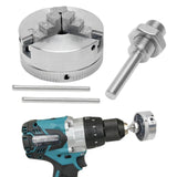 Maxbell 3 Jaw Chuck Lightweight Wear Resistant Compact Portable for Mini Metal Lathe