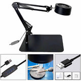 Maxbell Solder Fume Extractor Fan Lamp Smoke Absorber for Garage Household Workspace
