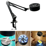 Maxbell Solder Fume Extractor Fan Lamp Repair Adjustable for Kitchen Garage Workshop