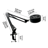 Maxbell Solder Fume Extractor Fan Lamp Repair Adjustable for Kitchen Garage Workshop