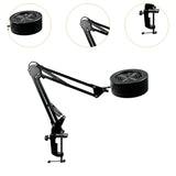 Maxbell Solder Fume Extractor Fan Lamp Repair Adjustable for Kitchen Garage Workshop