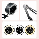 Maxbell Solder Fume Extractor Fan Lamp Repair Adjustable for Kitchen Garage Workshop