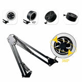 Maxbell Solder Fume Extractor Fan Lamp Repair Adjustable for Kitchen Garage Workshop