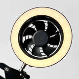Maxbell Solder Fume Extractor Fan Lamp Repair Adjustable for Kitchen Garage Workshop