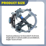 Hard Hat Replacement Suspension Adjustable Construction Cap Breathable Liner Gray 8 Point Knob