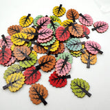 Maxbell 50 Pieces Vintage Wood Buttons 2-hole Tree Buttons for DIY Sewing Scrapbooking - Aladdin Shoppers