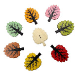 Maxbell 50 Pieces Vintage Wood Buttons 2-hole Tree Buttons for DIY Sewing Scrapbooking - Aladdin Shoppers