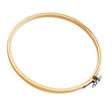 Maxbell 2Pcs Bamboo Embroidery Frame Hoop Ring Cross Stitch Sewing Tool Craft 4" 5"