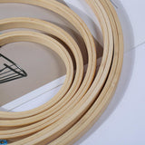 Maxbell 2Pcs Bamboo Embroidery Frame Hoop Ring Cross Stitch Sewing Tool Craft 4" 5"