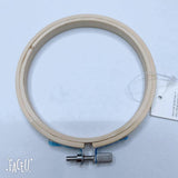 Maxbell 2Pcs Bamboo Embroidery Frame Hoop Ring Cross Stitch Sewing Tool Craft 4" 5"
