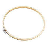 Maxbell 2Pcs Bamboo Embroidery Frame Hoop Ring Cross Stitch Sewing Tool Craft 4" 5"