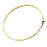 Maxbell 2Pcs Bamboo Embroidery Frame Hoop Ring Cross Stitch Sewing Tool Craft 4" 5"