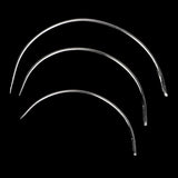 Maxbell 9Pcs/set Steel Curved Needles for Hand Sewing Embroidery Cross Stitch Crafts