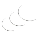 Maxbell 9Pcs/set Steel Curved Needles for Hand Sewing Embroidery Cross Stitch Crafts