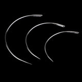 Maxbell 9Pcs/set Steel Curved Needles for Hand Sewing Embroidery Cross Stitch Crafts
