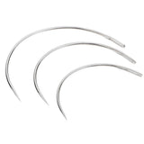 Maxbell 9Pcs/set Steel Curved Needles for Hand Sewing Embroidery Cross Stitch Crafts