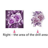 Maxbell 5D Diamond Embroidery Painting Animal Tiger & Flower Cross Stitch Art Kit