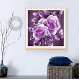 Maxbell 5D Diamond Embroidery Painting Animal Tiger & Flower Cross Stitch Art Kit