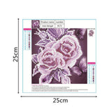Maxbell 5D Diamond Embroidery Painting Animal Tiger & Flower Cross Stitch Art Kit