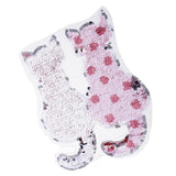 Maxbell 2Pcs Cute Cat Sequins Sewing Applique Reversible Embroidery Clothes Patches