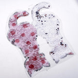Maxbell 2Pcs Cute Cat Sequins Sewing Applique Reversible Embroidery Clothes Patches