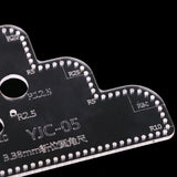Maxbell 1pc Leather Craft Acrylic Cutting Circle Corner Stitching Template 3.38mm - Aladdin Shoppers