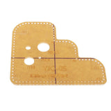 Maxbell 1pc Leather Craft Acrylic Cutting Circle Corner Stitching Template 3.38mm - Aladdin Shoppers