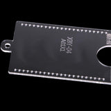 Maxbell 1 Piece Acrylic Card Holder Driving License Holder Pattern Template Stencil DIY Leather Hand Craft - Aladdin Shoppers