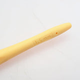 Maxbell 2pcs Soft Grip Handle Iron Metal Crochet Hook for Sewing Crafts 1.0mm 1.5mm