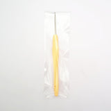 Maxbell 2pcs Soft Grip Handle Iron Metal Crochet Hook for Sewing Crafts 1.0mm 1.5mm