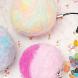 Maxbell 3Pcs/lot Handmade 10g Soft Wool Roving Fibre For Needle Felting Materials