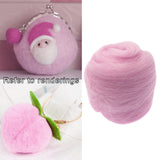 Maxbell 3Pcs/lot Handmade 10g Soft Wool Roving Fibre For Needle Felting Materials
