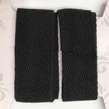 Maxbell 1.2M Sewing Cotton Binding Tape Bias Webbing Strap Ribbon Craft 25mm Black - Aladdin Shoppers