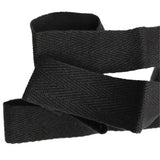 Maxbell 1.2M Sewing Cotton Binding Tape Bias Webbing Strap Ribbon Craft 25mm Black - Aladdin Shoppers